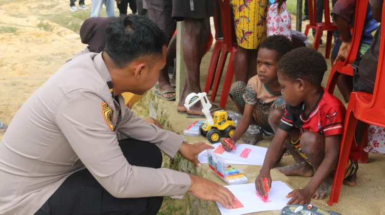 Polda Papua Barat Daya, Melaksanakan Trauma Healing di Wilayah Tambrauw