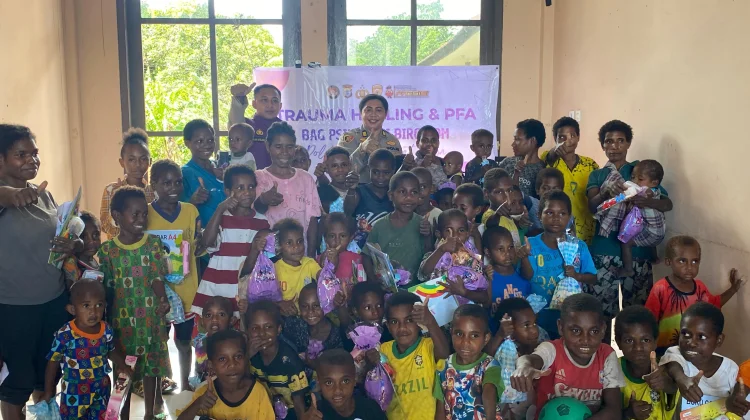 Polda Papua Barat Daya, Melaksanakan Trauma Healing di Wilayah Tambrauw