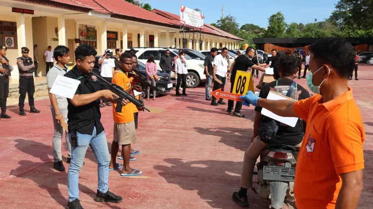 Polda PBD Gelar Rekonstruksi Kasus Pembunuhan Berencana di Tambrauw