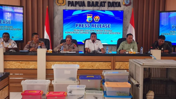 Polda PBD Amankan 1 Tersangka Kasus Perdagangan Satwa yang Dilindungi