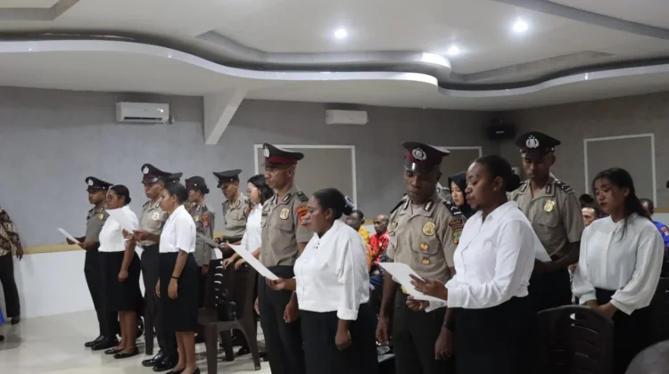 Momen Sidang BP4R Bagi 8 Pasang Personil Polres Sorong Selatan