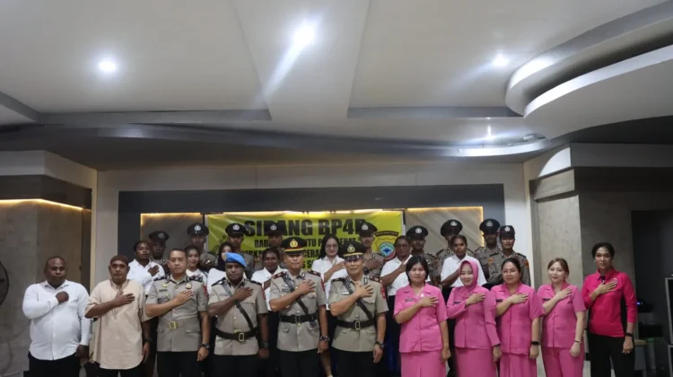 Momen Sidang BP4R Bagi 8 Pasang Personil Polres Sorong Selatan