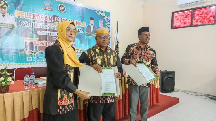Pelepasan 20 Jemaah Haji Sorong Selatan
