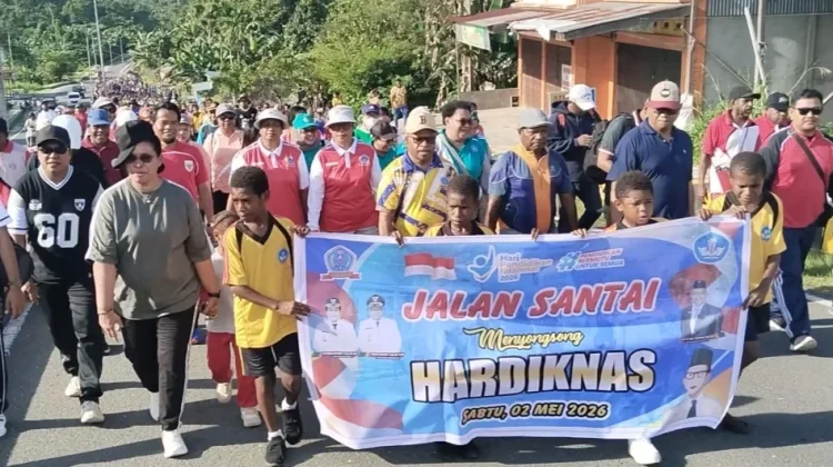 Jalan Santai Bersama Menyongsong Hardiknas 2 Mei 2026