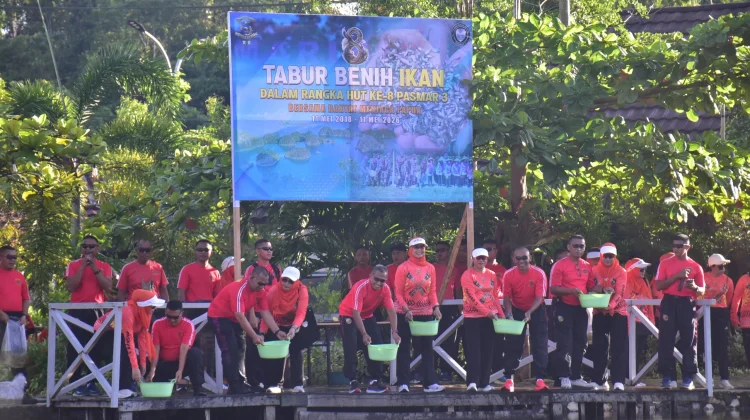 Puncak HUT Pasmar 3 : 8 Tahun Bersama Rakyat, Menjaga Papua