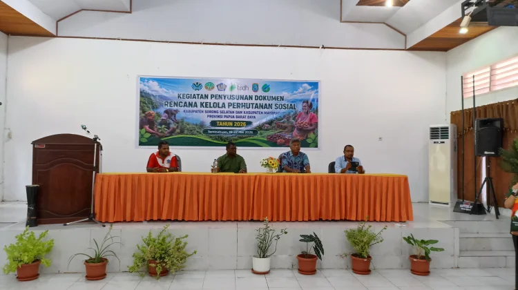 Penyusunan Dokumen Rencana Kelola Perhutanan Sosial di Sorong Selatan