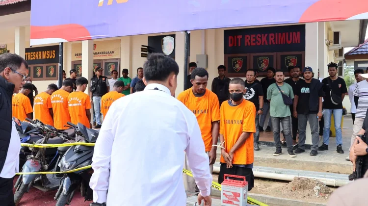 16 Tersangka Curanmor dan Curas Beserta 32 Unit Motor Berhasil Diamankan