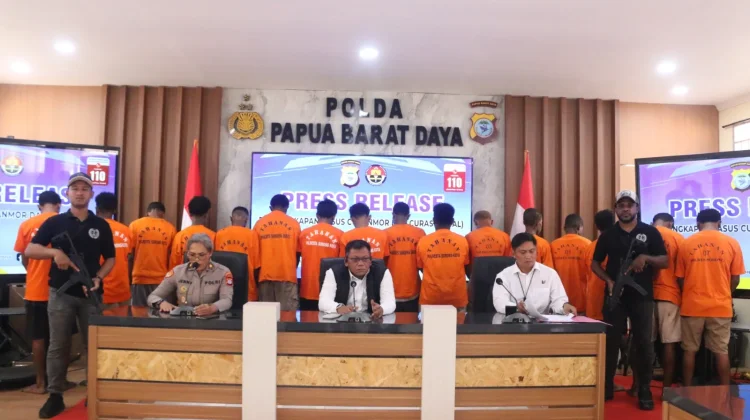 16 Tersangka Curanmor dan Curas Beserta 32 Unit Motor Berhasil Diamankan