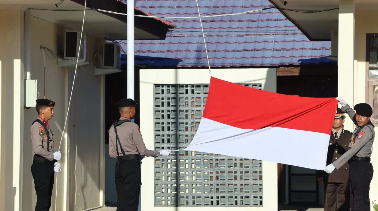 Polda PBD Melaksanakan Upacara Hari Lahir Pancasila