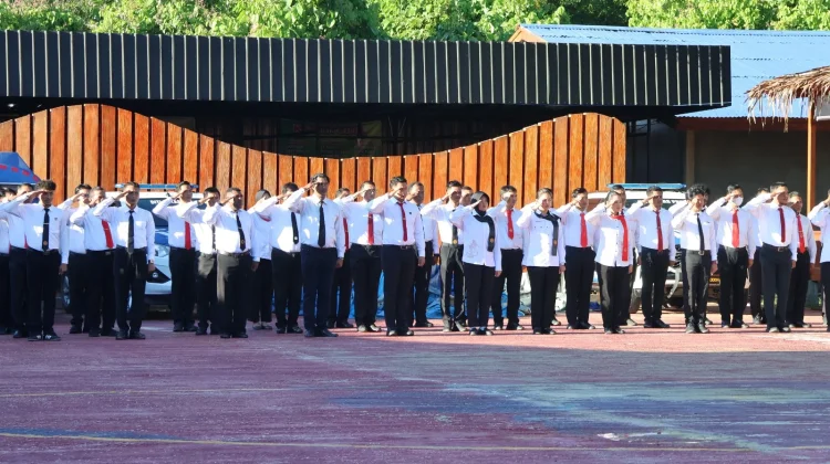 Polda PBD Melaksanakan Upacara Hari Lahir Pancasila