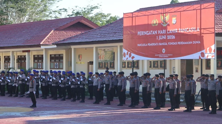 Polda PBD Melaksanakan Upacara Hari Lahir Pancasila