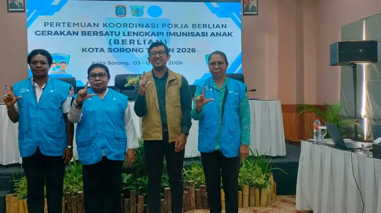 Berlian Hadir di Kota Sorong Sebagai Respon dalam Pencapaian Target Imunisasi