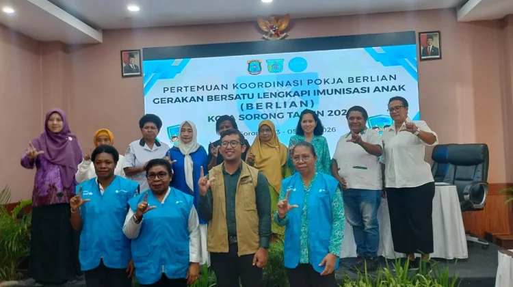 Berlian Hadir di Kota Sorong Sebagai Respon dalam Pencapaian Target Imunisasi