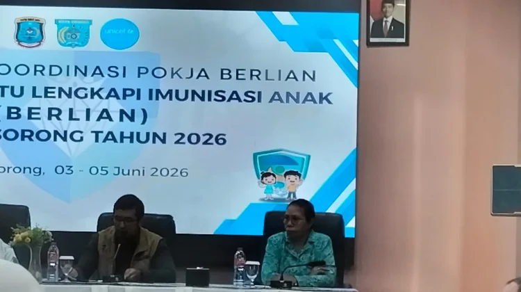 Berlian Hadir di Kota Sorong Sebagai Respon dalam Pencapaian Target Imunisasi