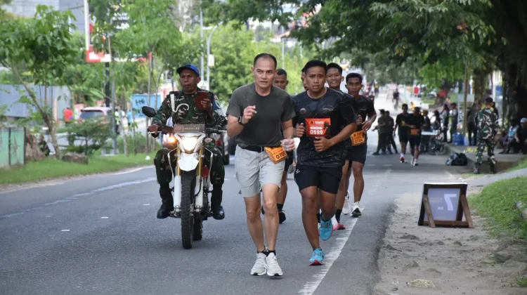 Korem 181/PVT Rayakan HUT ke-63 Melalui Ajang Pravita RUN