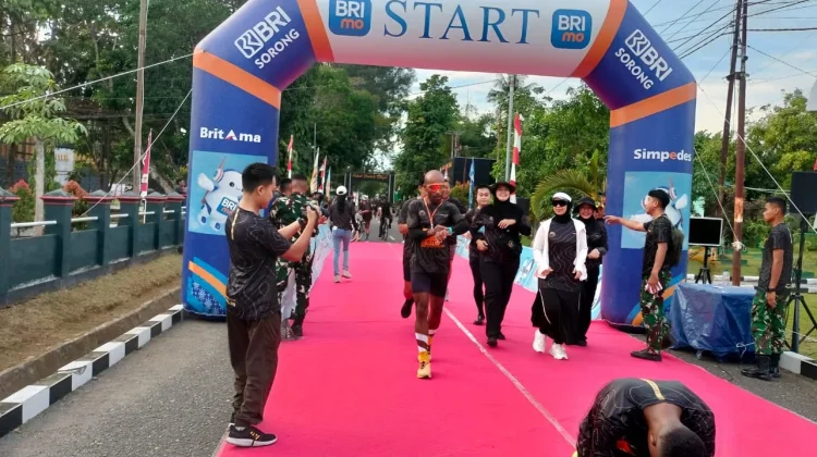 Korem 181/PVT Rayakan HUT ke-63 Melalui Ajang Pravita RUN