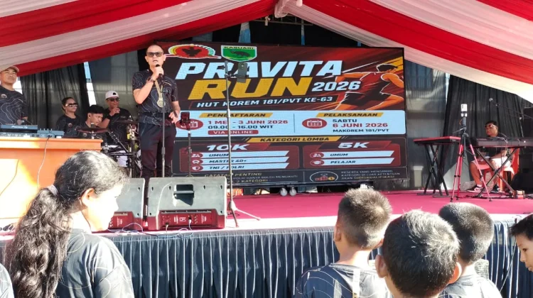 Korem 181/PVT Rayakan HUT ke-63 Melalui Ajang Pravita RUN