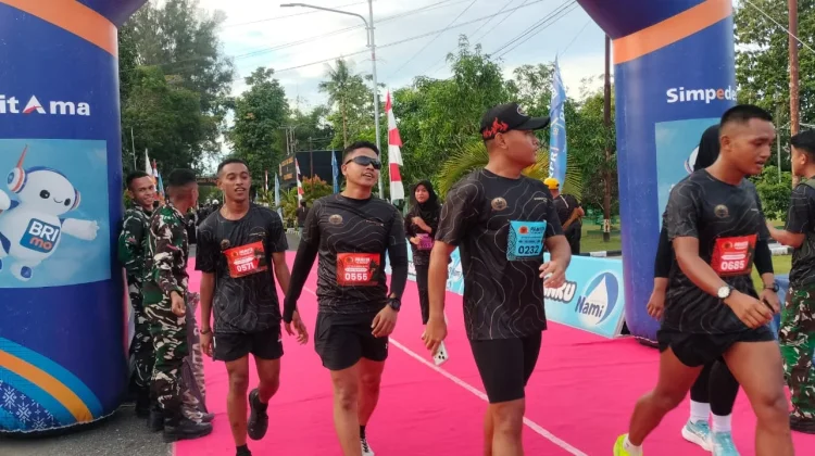 Korem 181/PVT Rayakan HUT ke-63 Melalui Ajang Pravita RUN