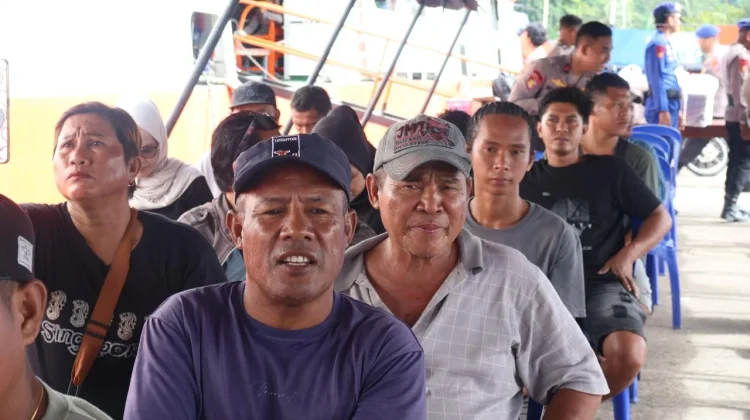 Sambang Nusa Presisi dan Baksos, Warnai HUT ke-80 Bhayangkara