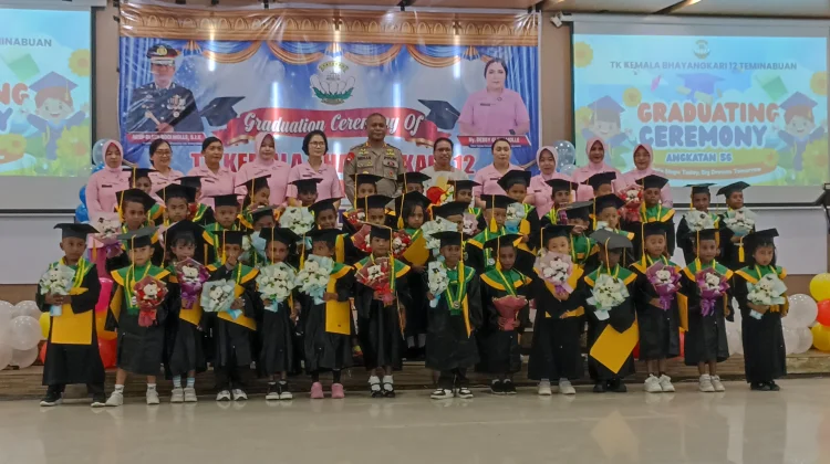 Penamatan Peserta Didik TK Kemala Bhayangkari 12 Teminabuan