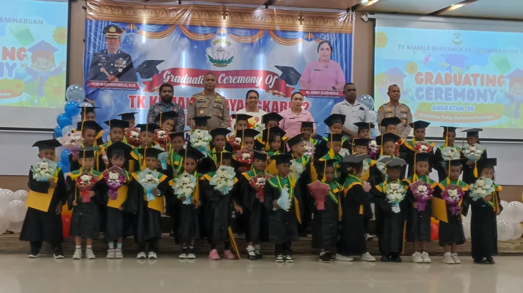 Penamatan Peserta Didik TK Kemala Bhayangkari 12 Teminabuan