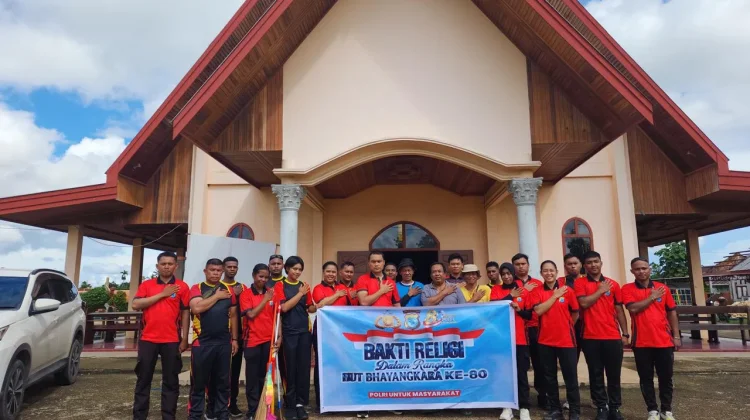 Sambut HUT ke-80 Bhayangkara, Polda PBD Selenggarakan Baksos di Tempat Ibadah