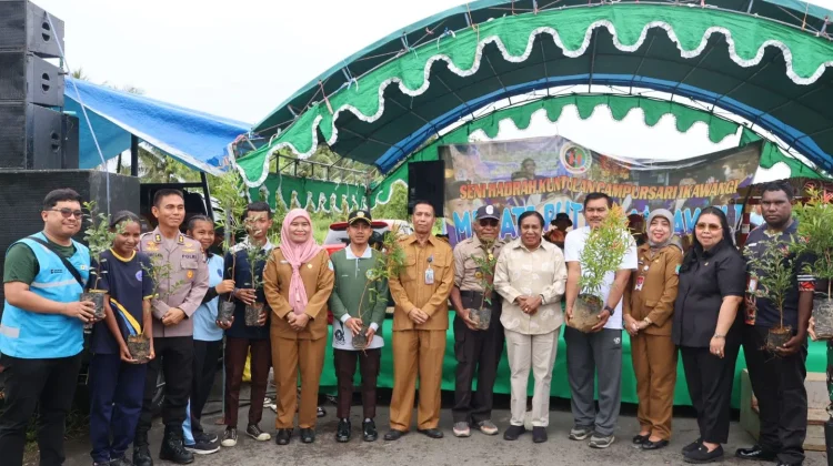 Peringati HLH Sedunia, Polda PBD Ikut Andil Aksi Penanaman 5.000 Bibit Pohon