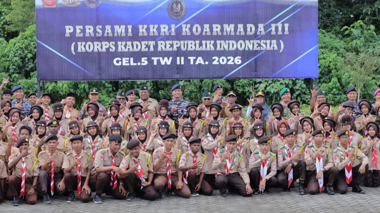 Persami Korps Kadet Republik Indonesia Koarmada III Resmi Ditutup