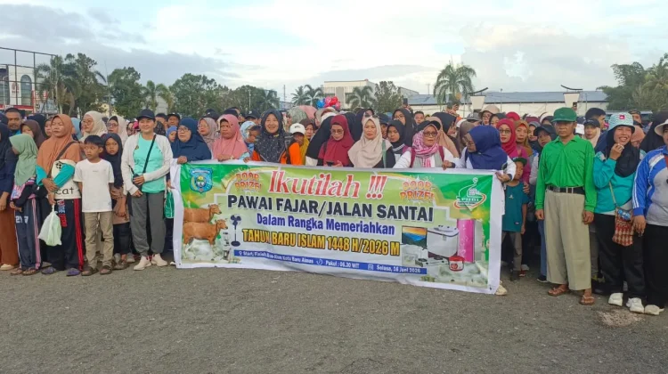 Ribuan Warga Kabupaten Sorong Ikuti Jalan Sehat Tahun Baru Islam 1448 H