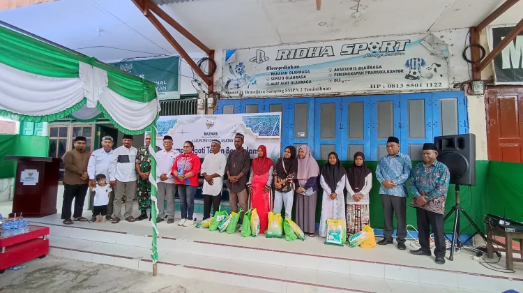 Baznas Sorong Selatan Berbagi Sembako Peringati Tahun Baru Islam 1448 Hijriah