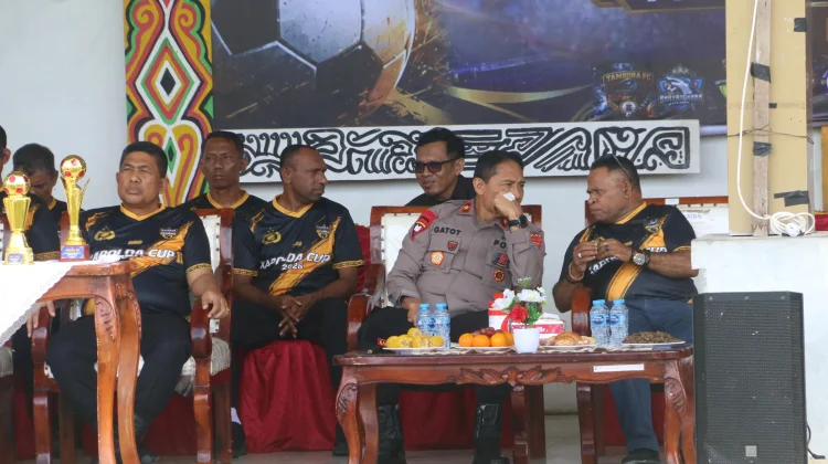 Kapolda PBD Resmi Buka Turnamen Sepak Bola Kapolda Cup II
