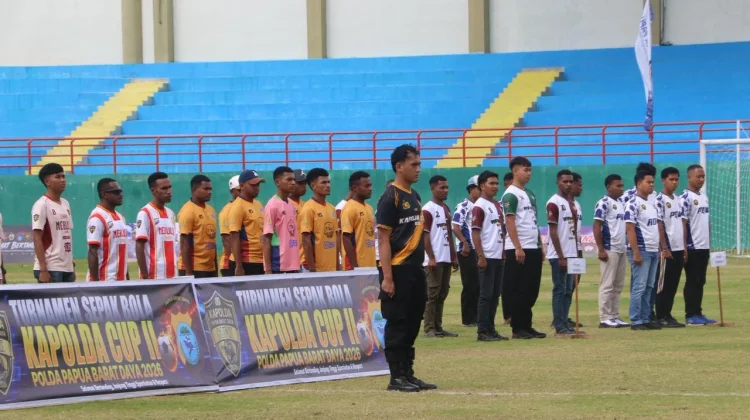 Kapolda PBD Resmi Buka Turnamen Sepak Bola Kapolda Cup II