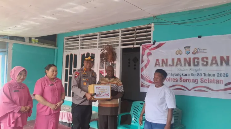 Polres Sorsel Anjangsana ke Purnawirawan dan Warakawuri hingga Panti Asuhan