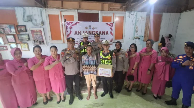 Polres Sorsel Anjangsana ke Purnawirawan dan Warakawuri hingga Panti Asuhan