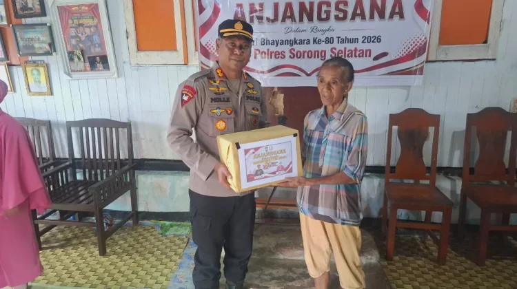 Polres Sorsel Anjangsana ke Purnawirawan dan Warakawuri hingga Panti Asuhan