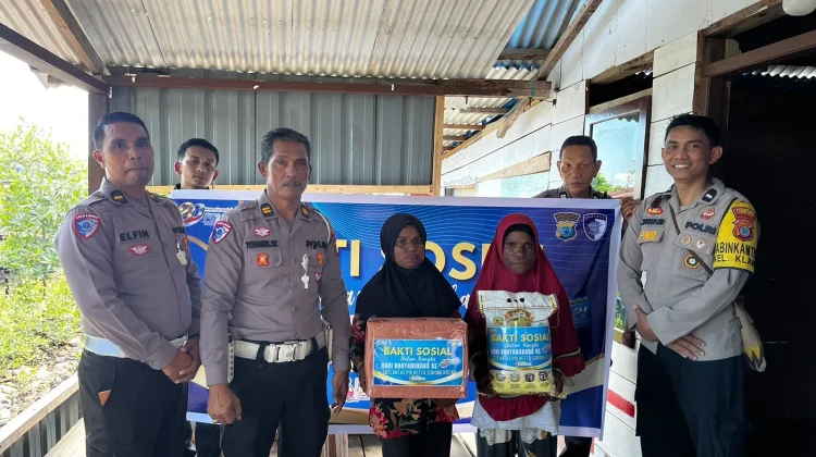 Sambut HUT ke-80 Bhayangkara, Polda PBD Salurkan Bantuan Sembako ke Panti Asuhan