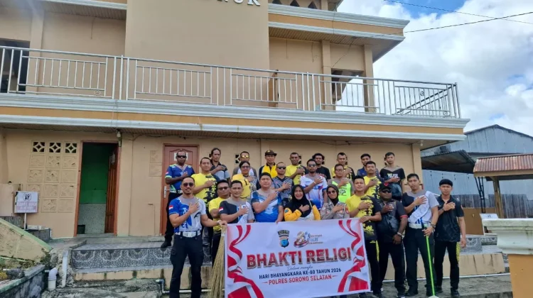 Polres Sorong Selatan Gelar Bhakti Religi di Masjid dan Gereja