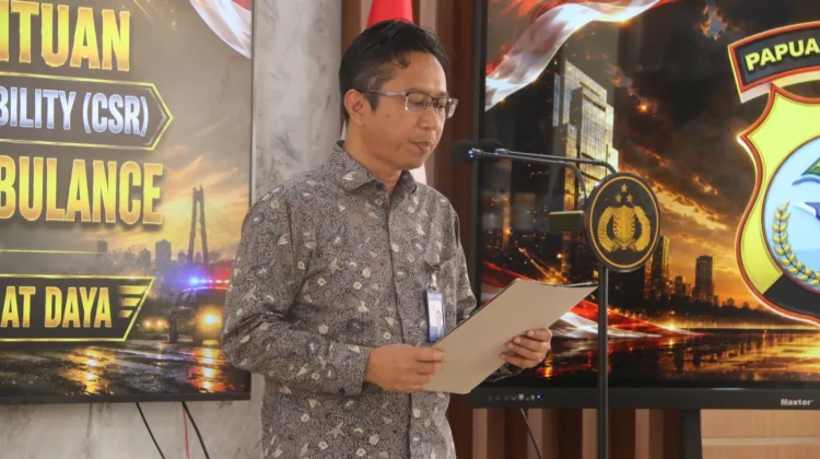 BRI Serahkan Bantuan CSR Mobil Ambulans kepada Polda Papua Barat Daya