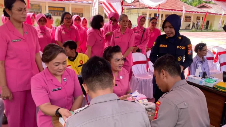 Polda PBD Selenggarakan Bakti Kesehatan Sambut Hari Bhayangkara ke-80