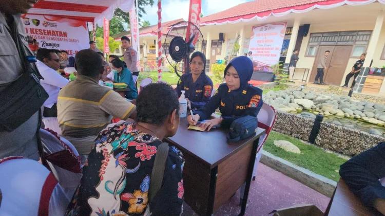Polda PBD Selenggarakan Bakti Kesehatan Sambut Hari Bhayangkara ke-80