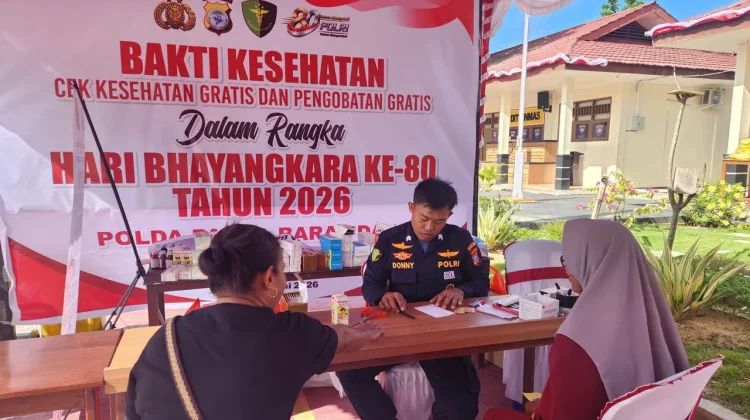 Polda PBD Selenggarakan Bakti Kesehatan Sambut Hari Bhayangkara ke-80