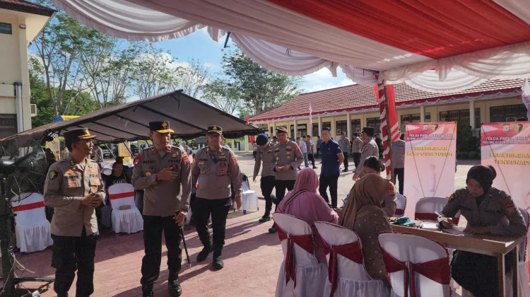 Polda PBD Selenggarakan Bakti Kesehatan Sambut Hari Bhayangkara ke-80