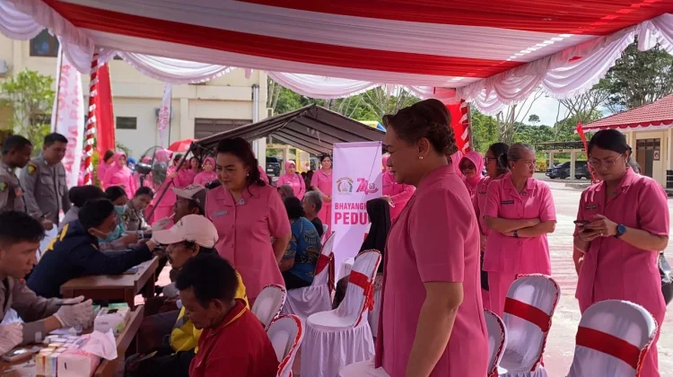 Polda PBD Selenggarakan Bakti Kesehatan Sambut Hari Bhayangkara ke-80