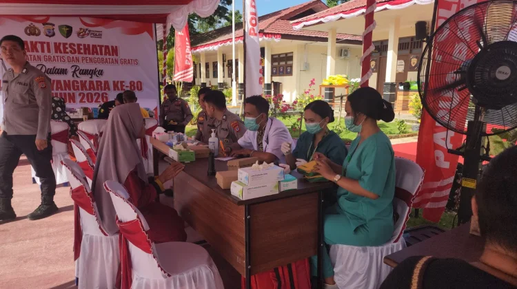 Polda PBD Selenggarakan Bakti Kesehatan Sambut Hari Bhayangkara ke-80