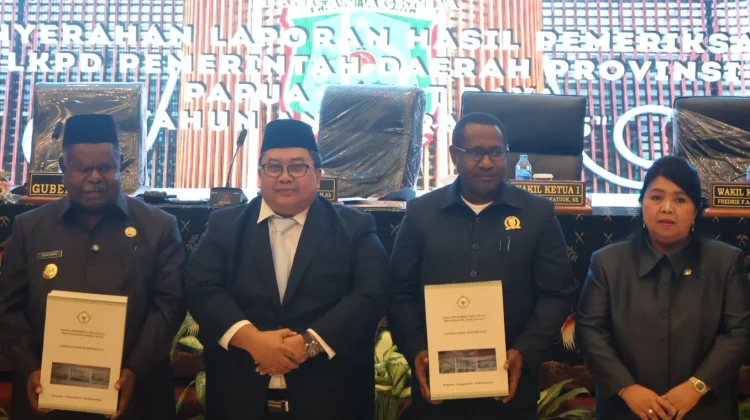 Wakapolda PBD Hadiri Rapat Paripurna Penyerahan LHP LKPD