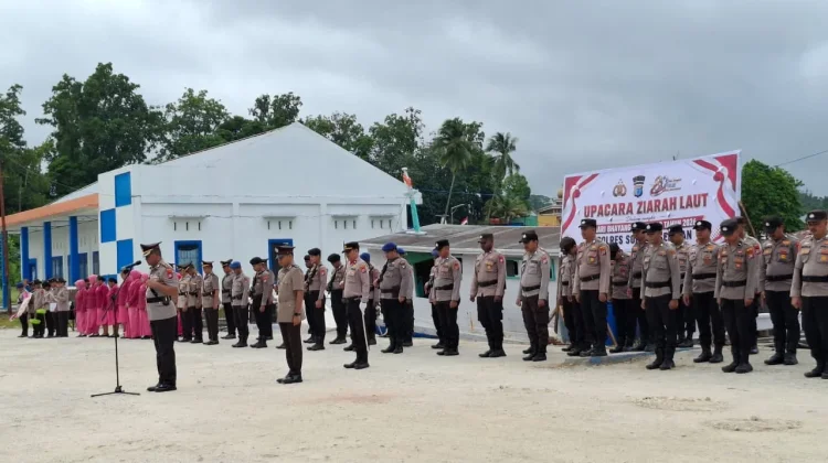 Polres Sorong Selatan Ziarah Rombongan ke TMP Tri Tjakrabuana Teminabuan