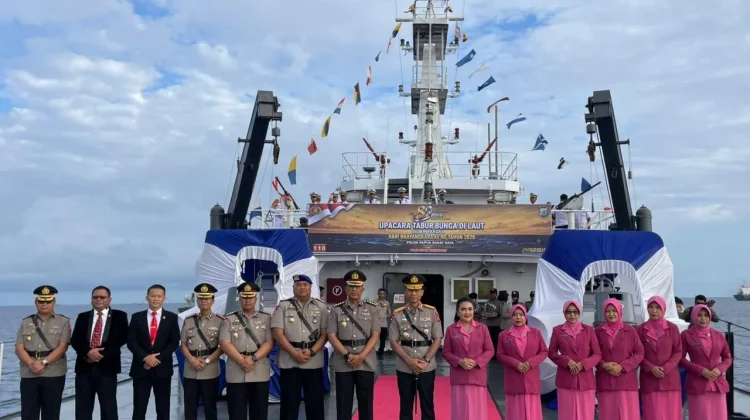 Polda PBD Laksanakan Upacara Tabur Bunga, Kenang Jasa Para Pahlawan Bhayangkara