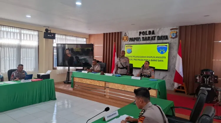 Mangkir Dinas, Bid Propam Polda PBD Laksanakan Sidang Disiplin