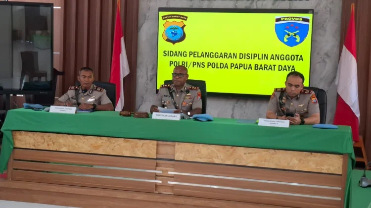 Mangkir Dinas, Bid Propam Polda PBD Laksanakan Sidang Disiplin