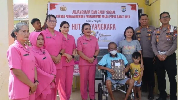 Sambut Hari Bhayangkara ke-80, Polda PBD Laksanakan Anjangsana dan Baksos